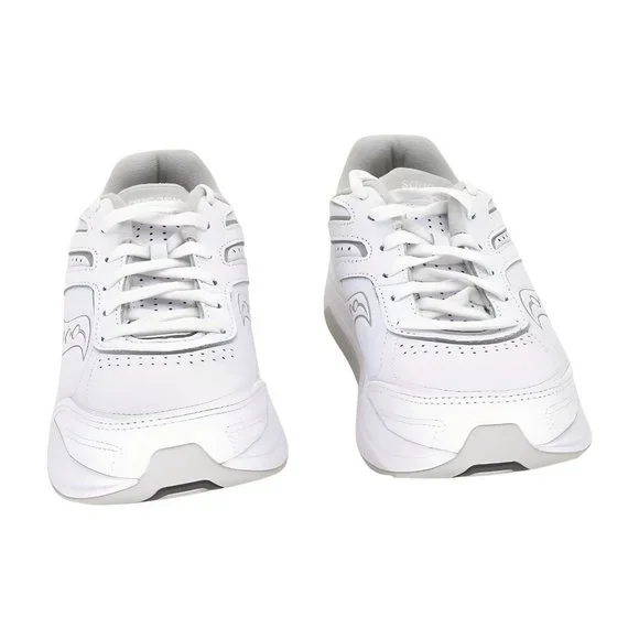 Saucony Womens Echelon Walker 3 Walking Shoes, White, Size 6 Wide - Picture 5 of 6